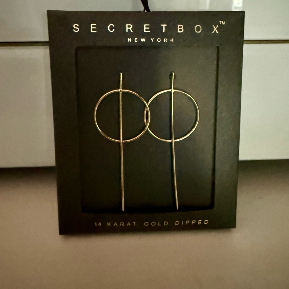 Secret Box Gold Dipped Earrings